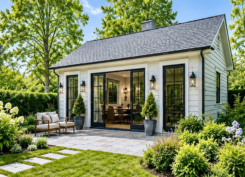 Detached studio building Fairfield County CT